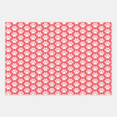 Feuille De Papier Cadeau Français Bulldog Français Motif de Noël (Devant 2)