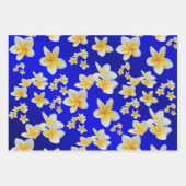 Feuille De Papier Cadeau frangipanier, pétale, fleur, design, fleur, fleurs (Devant 3)
