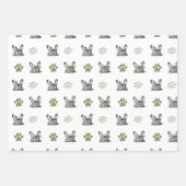 Feuille De Papier Cadeau French Bulldog  (Devant 3)