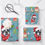 Feuille De Papier Cadeau French Bulldog Christmas Père Noël<br><div class="desc">French Bulldog Christmas Père Noël Wrapping Paper - Partagez votre animal de compagnie au monde! Personnalisez et partagez votre vie d'animal de compagnie avec des accessoires pour vous, un ami et des proches en utilisant vos photos d'animal de compagnie préférées sur Fournitures pour animaux de compagnie, Accessoires, Meubles de maison,...</div>