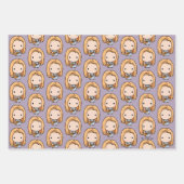 Feuille De Papier Cadeau FRIENDS™ | Phoebe Chibi (Devant 3)