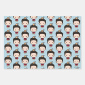 Feuille De Papier Cadeau FRIENDS™ | Ross Chibi (Devant 2)