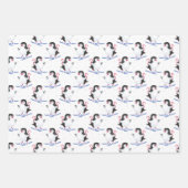 Feuille De Papier Cadeau Frosty Friends Penguin Thème Noël (Devant 3)