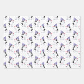 Feuille De Papier Cadeau Frosty Friends Penguin Thème Noël (Devant)