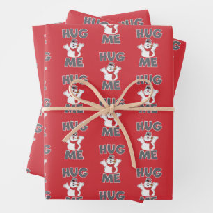 Feuille De Papier Cadeau Frosty the Snowman™ Me serrer dans mes bras