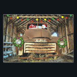Feuille De Papier Cadeau Frosty's Vintage GMC Truck Christmas Run<br><div class="desc">Frosté</div>