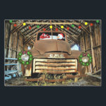 Feuille De Papier Cadeau Frosty's Vintage GMC Truck Christmas Run<br><div class="desc">Frosté</div>