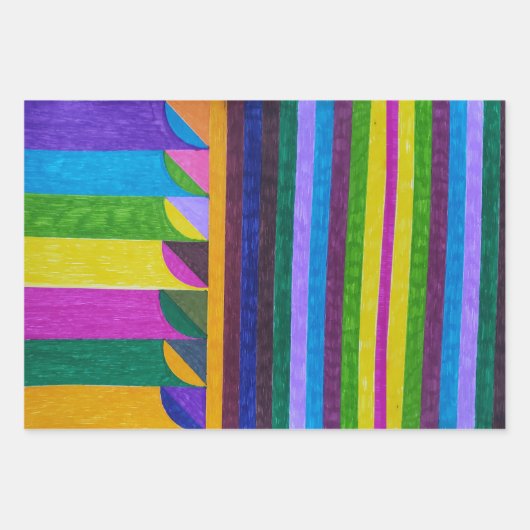 Feuille De Papier Cadeau "Fruit" (Devant)