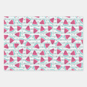 Feuille De Papier Cadeau Fruit de pastèque tropical d'été (Devant)