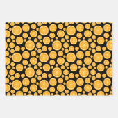 Feuille De Papier Cadeau Fruit d'été d'agrumes de tranche d'orange (Devant)