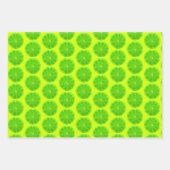 Feuille De Papier Cadeau Fruits d'agrumes, citron et chaux (Devant 2)