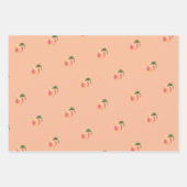 Feuille De Papier Cadeau Fruits de Pêche (Devant 3)