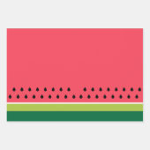 Feuille De Papier Cadeau Fruits fondus de melons (Devant 3)