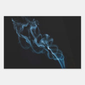 Feuille De Papier Cadeau Fumée bleue (Devant 2)