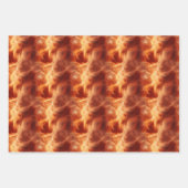 Feuille De Papier Cadeau Fumée Orange (Devant 3)