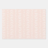 Feuille De Papier Cadeau Fun Antique Livre blanc Couleur #F8E3DA (Devant)