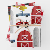 Feuille De Papier Cadeau Fun Country Farm (En situation)