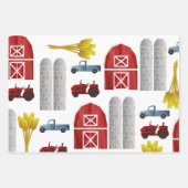 Feuille De Papier Cadeau Fun Country Farm (Devant)