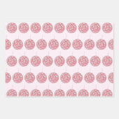 Feuille De Papier Cadeau Fun Disco Lights Pink Noël (Devant 2)