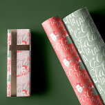 Feuille De Papier Cadeau Fun Fa La Christmas Carol Script Santa Claus<br><div class="desc">Fun fa la Noël carol Santa Claus papier d'emballage. Le design présente le caractère de Santa Claus avec le design de script de typographie "Fa La LA",  arbre de noël et saint pour créer un design amusant et festif de papier d'emballage. Conception par Moodthology Papery.</div>