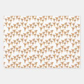 Feuille De Papier Cadeau Fun Fungi Chanterelle Champagne Motif Cadeau (Devant)