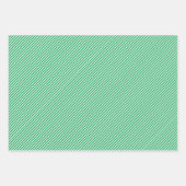 Feuille De Papier Cadeau Fun Hip Dark Azure Blue Lime Green Trees Art (Devant 3)