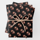 Feuille De Papier Cadeau Fun Personalized Face Photo (En situation)