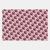 Feuille De Papier Cadeau Fun Personalized Face Photo (Devant 3)