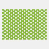 Feuille De Papier Cadeau Fun Pickleball Motif bleu vert orange (Devant)