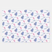 Feuille De Papier Cadeau Fun Pink Baking Ustensiles & Marble Glaze Cake (Devant)