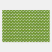 Feuille De Papier Cadeau Fun Red Green Jaune Abstrait Pine Tree Motif (Devant 3)