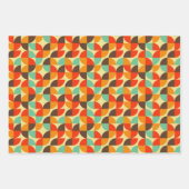 Feuille De Papier Cadeau Fun Retro Designs les années 70 Super (Devant)