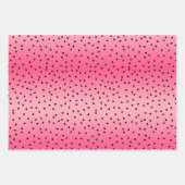 Feuille De Papier Cadeau Fun Summer Watermelon Pink Green Fruit (Devant 3)