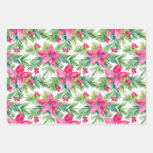 Feuille De Papier Cadeau Funky Bright Thème de Noël (Devant 2)