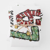 Feuille De Papier Cadeau Funny 6 7  Santa Squad Sixty Seven Christmas (En situation)