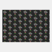 Feuille De Papier Cadeau Funny Adulte Naughty Noël (Devant)