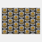 Feuille De Papier Cadeau Funny Baseball Sarcasme (Devant 3)