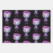 Feuille De Papier Cadeau Funny Frankenstein Monster Halloween Motif amusant (Devant)
