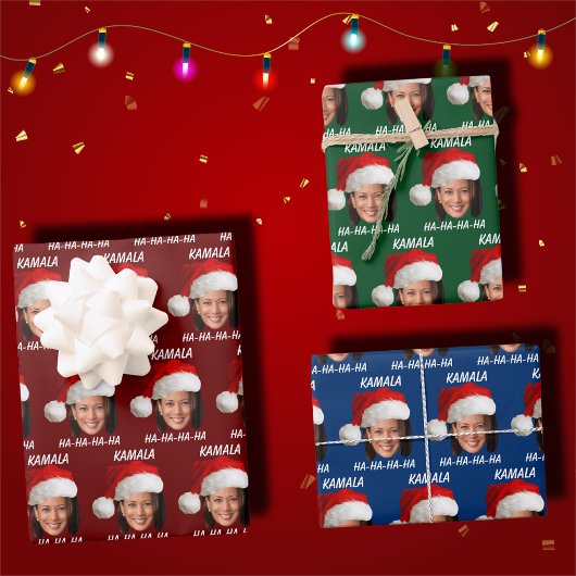 Feuille De Papier Cadeau Funny Kamala Harris Christmas