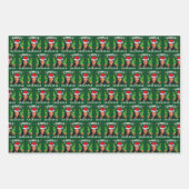 Feuille De Papier Cadeau Funny Kamala Harris Pink Christmas (Devant 3)