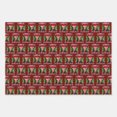 Feuille De Papier Cadeau Funny Kamala Harris Pink Christmas (Devant 2)