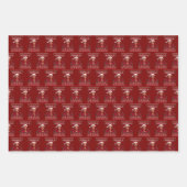 Feuille De Papier Cadeau Funny Kamala Santa Claus Noël Vilain Cadeau (Devant)