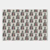 Feuille De Papier Cadeau Funny Master Graduation Gift Skeleton Graduate  (Devant)