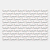 Feuille De Papier Cadeau Funny Noël adulte (Devant 2)