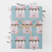 Feuille De Papier Cadeau Funny Noël adulte (En situation)