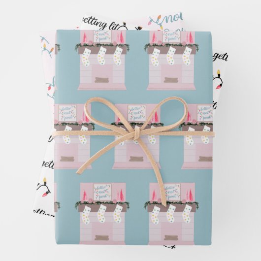 Feuille De Papier Cadeau Funny Noël adulte (En situation)