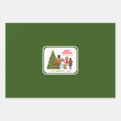 Feuille De Papier Cadeau Funny Nutcracker Famille de cinq (Devant 2)