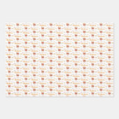 Feuille De Papier Cadeau Funny Pun Poulet Noël (Devant 2)
