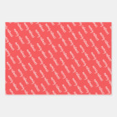 Feuille De Papier Cadeau Funny Sarcastic chat Pun (Devant 2)