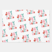 Feuille De Papier Cadeau Funny Super Noël des années 1970 (Devant 2)